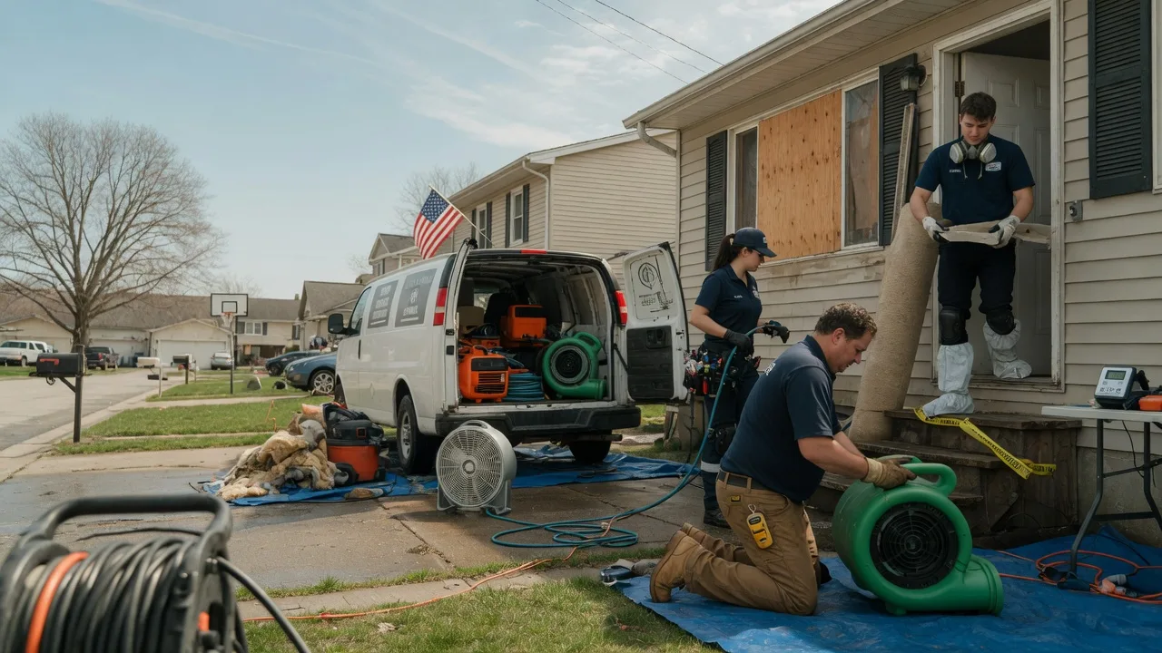 Water Damage Restoration in Ellinwood, KS near me
